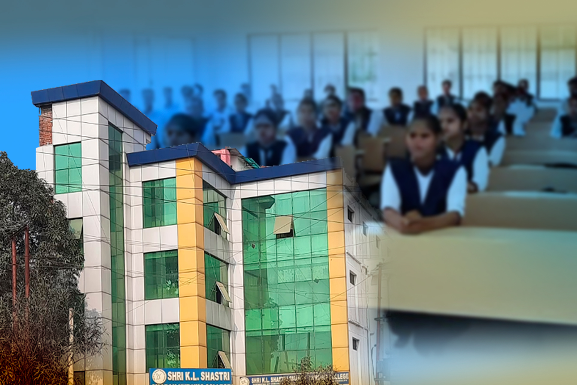 Application form preview at KLS Nursing College